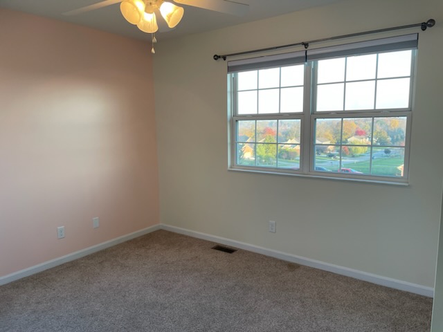 After look of a painted living room