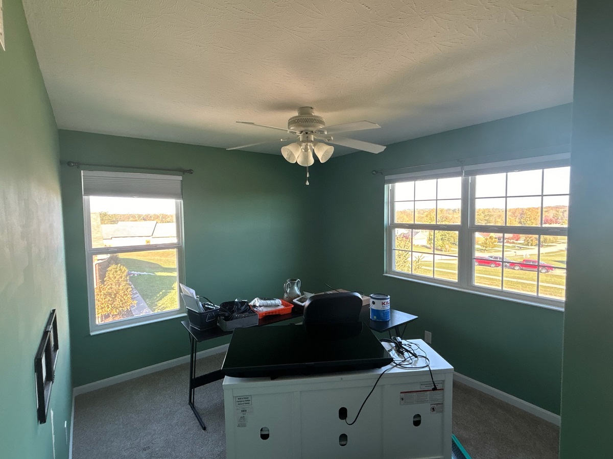 Before image of a living room