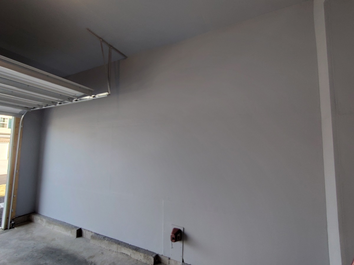 After look of a painted living room